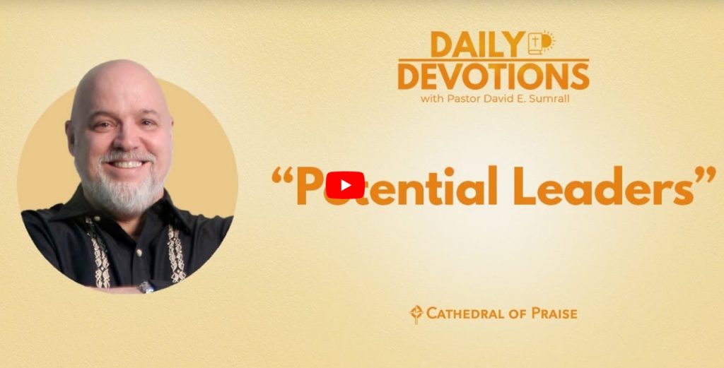 Potential Leaders Matthew 4 Daily Devotions COP
