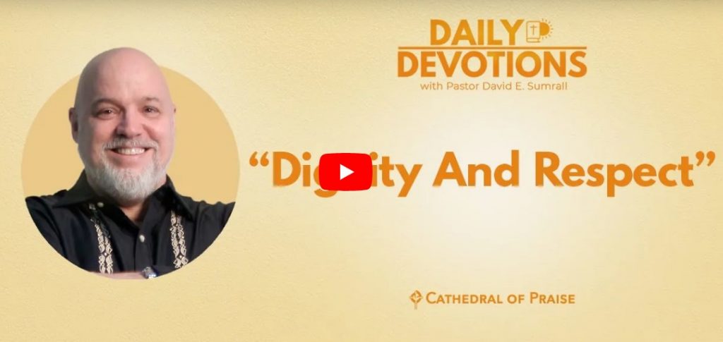 Dignity and Respect COP Devotionals Exodus 28 2023 February 9