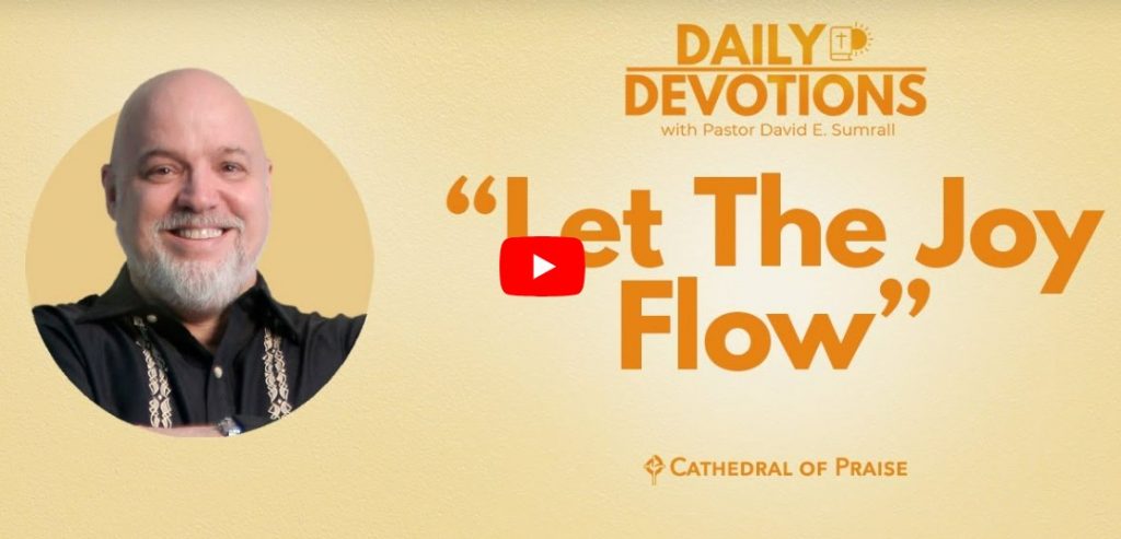 Let The Joy Flow COP Devotionals Psalm 28 2023 February 28