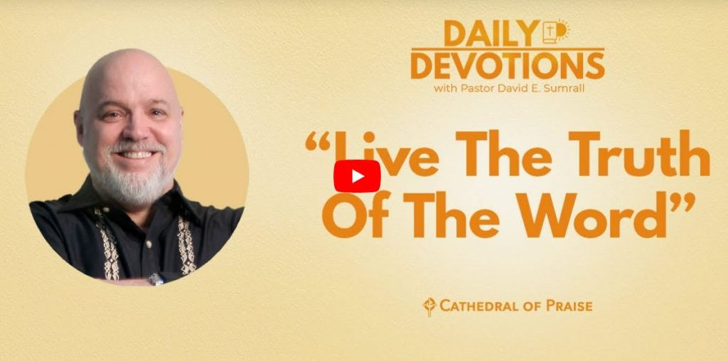 Live the Truth of the Word COP Devotionals Matthew 23