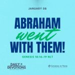 Abraham Went With Them! – Genesis 18:16–19 (NLT)